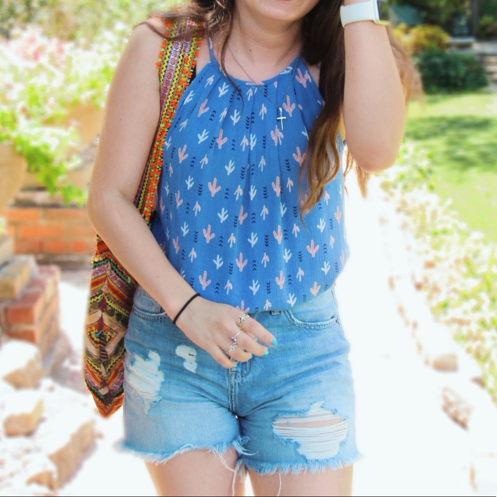 Cactus Flowy Shirt